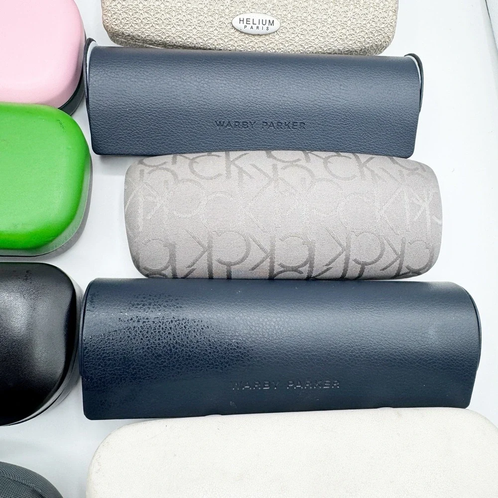 Mixed Lot 22 Designer Eyeglass Cases Ray-Ban Coach Kate Spade Nike Maui Jim